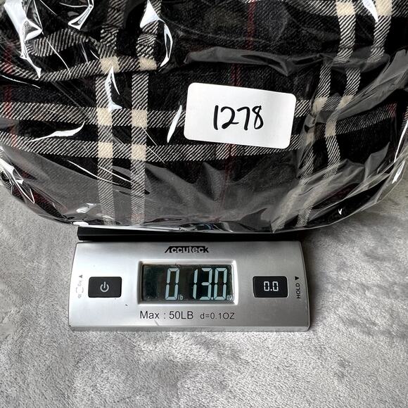 Ralph Lauren Women sz M 100% Wool Full Zip Plaid Shirt/Shacket Preppy Old Money - Picture 8 of 8